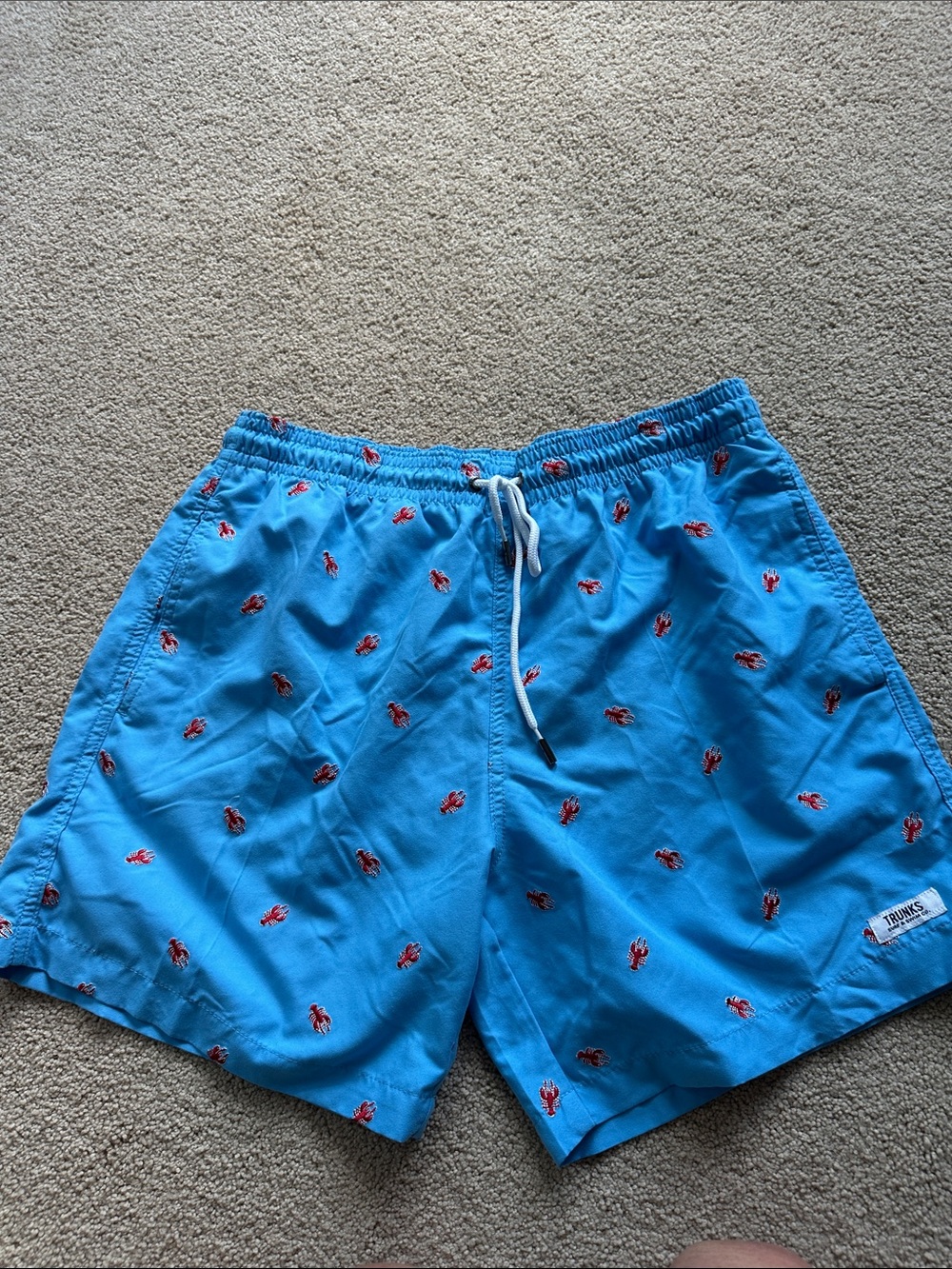 Trunks lobster print surf & swim swim shorts